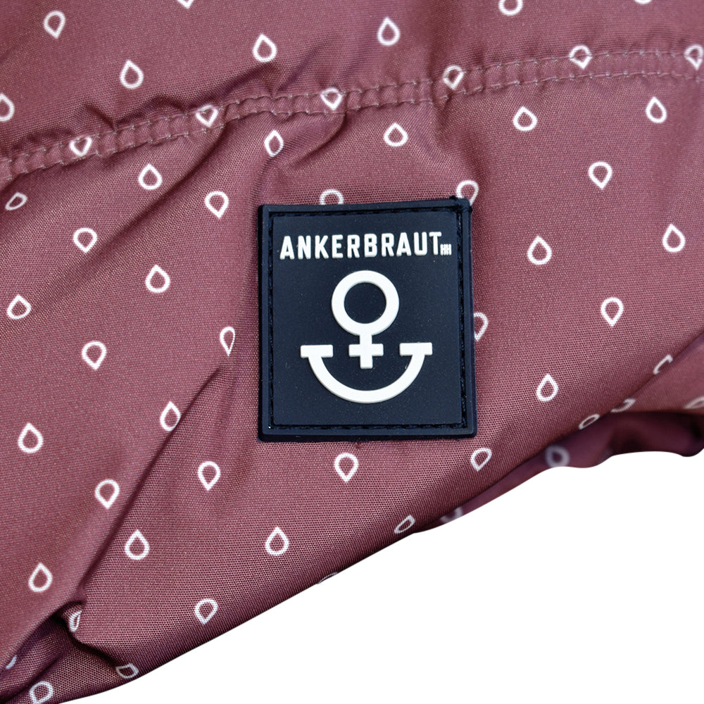 Ankerbraut ANKERBRAUT Weste "Hab´keinen Bock mehr, bin zaubern 2" Rose Brown Detail