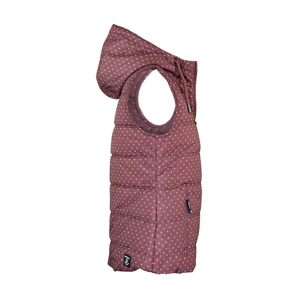 Ankerbraut ANKERBRAUT Weste "Hab´keinen Bock mehr, bin zaubern 2" Rose Brown Detail