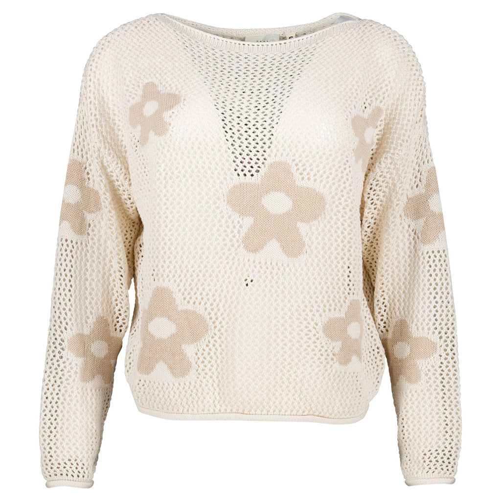 Cream Beige-Flower
