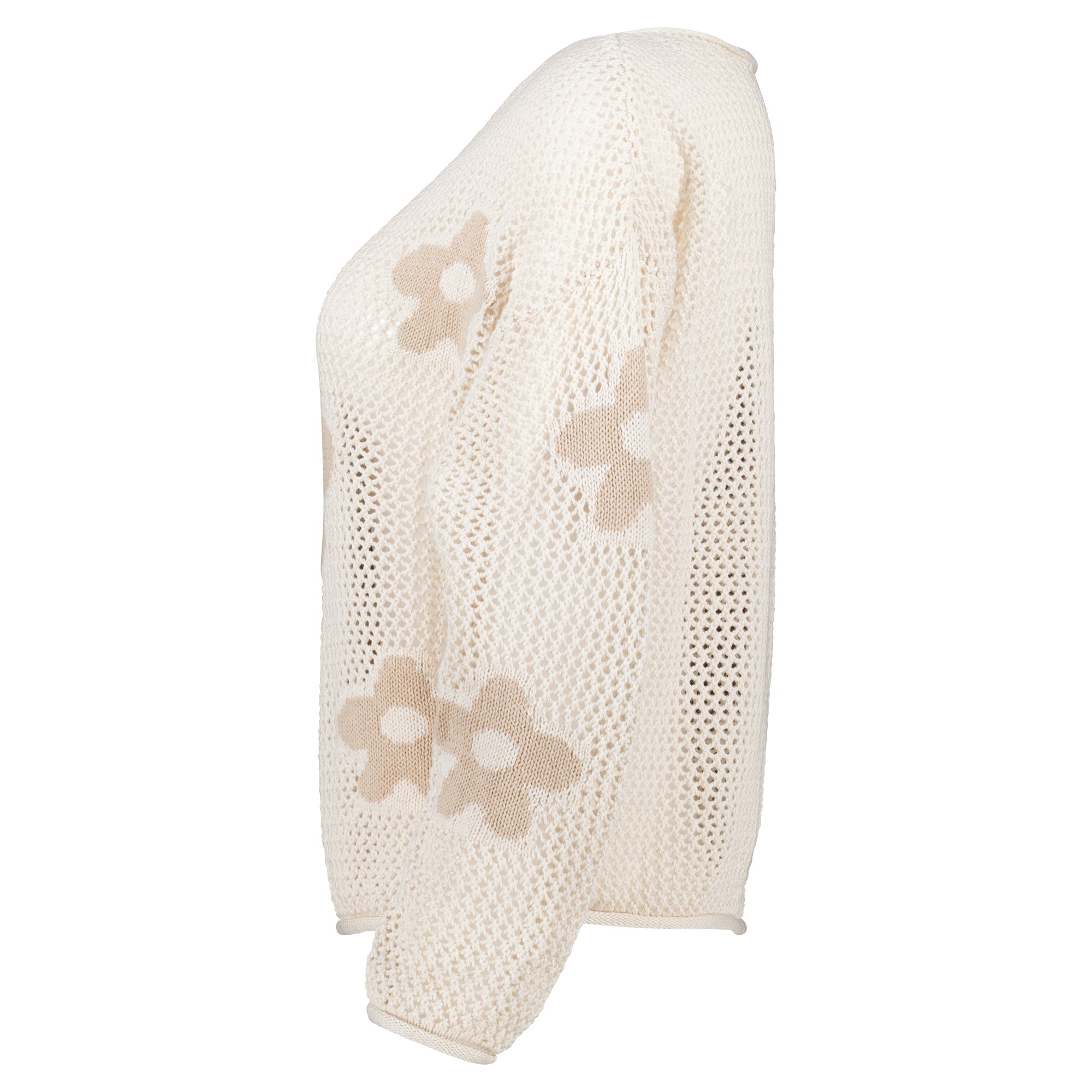 Cream Beige-Flower