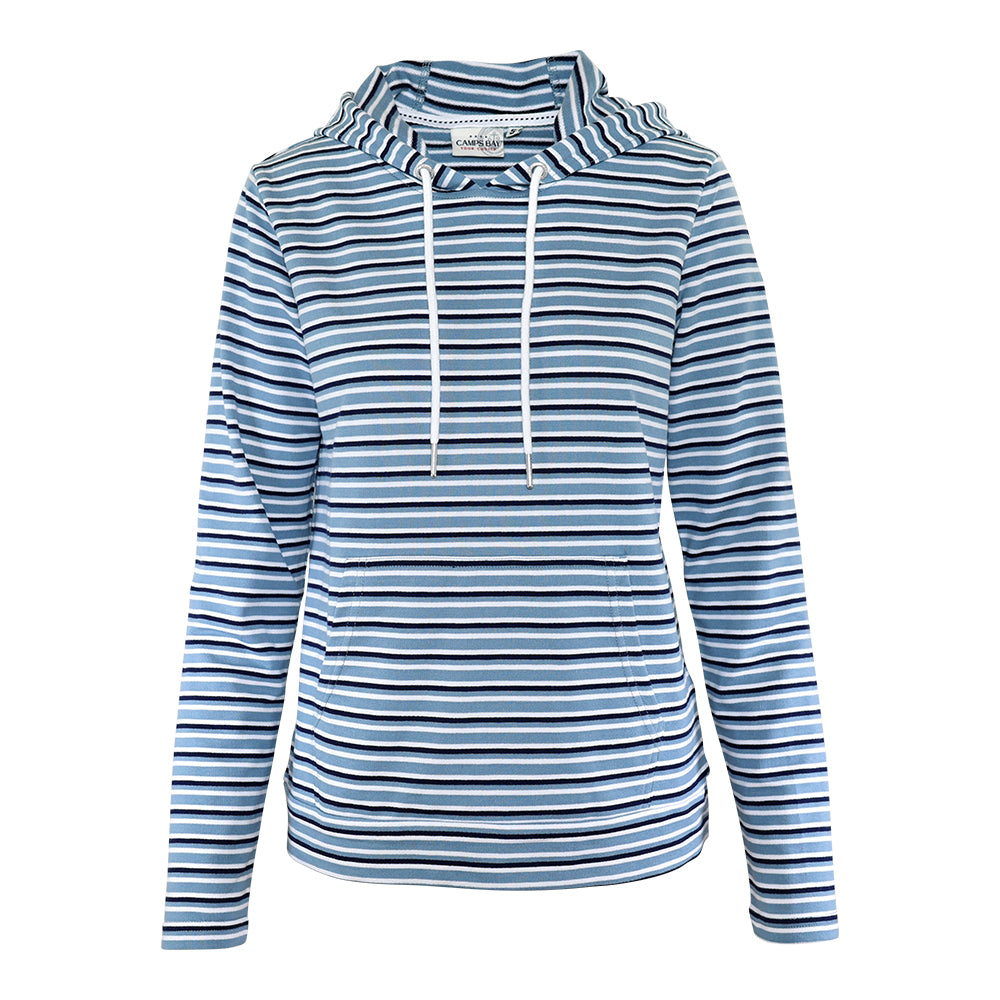 Blau gestreift
