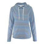 Blau gestreift