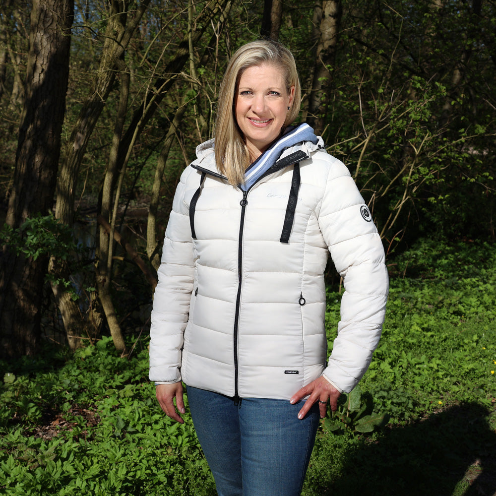CAMPS BAY Steppjacke „Valentina“ in Moonbeam
