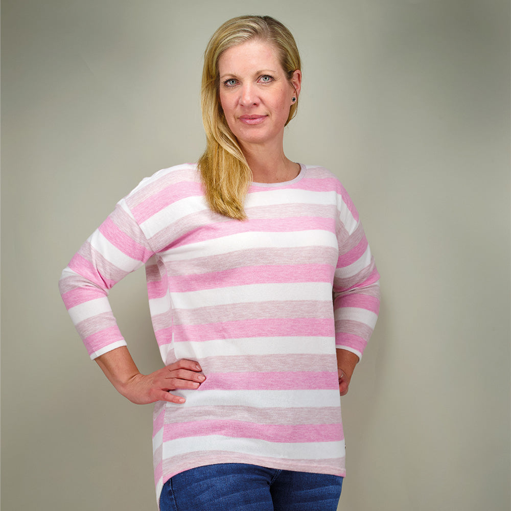 Rose Pink Stripe