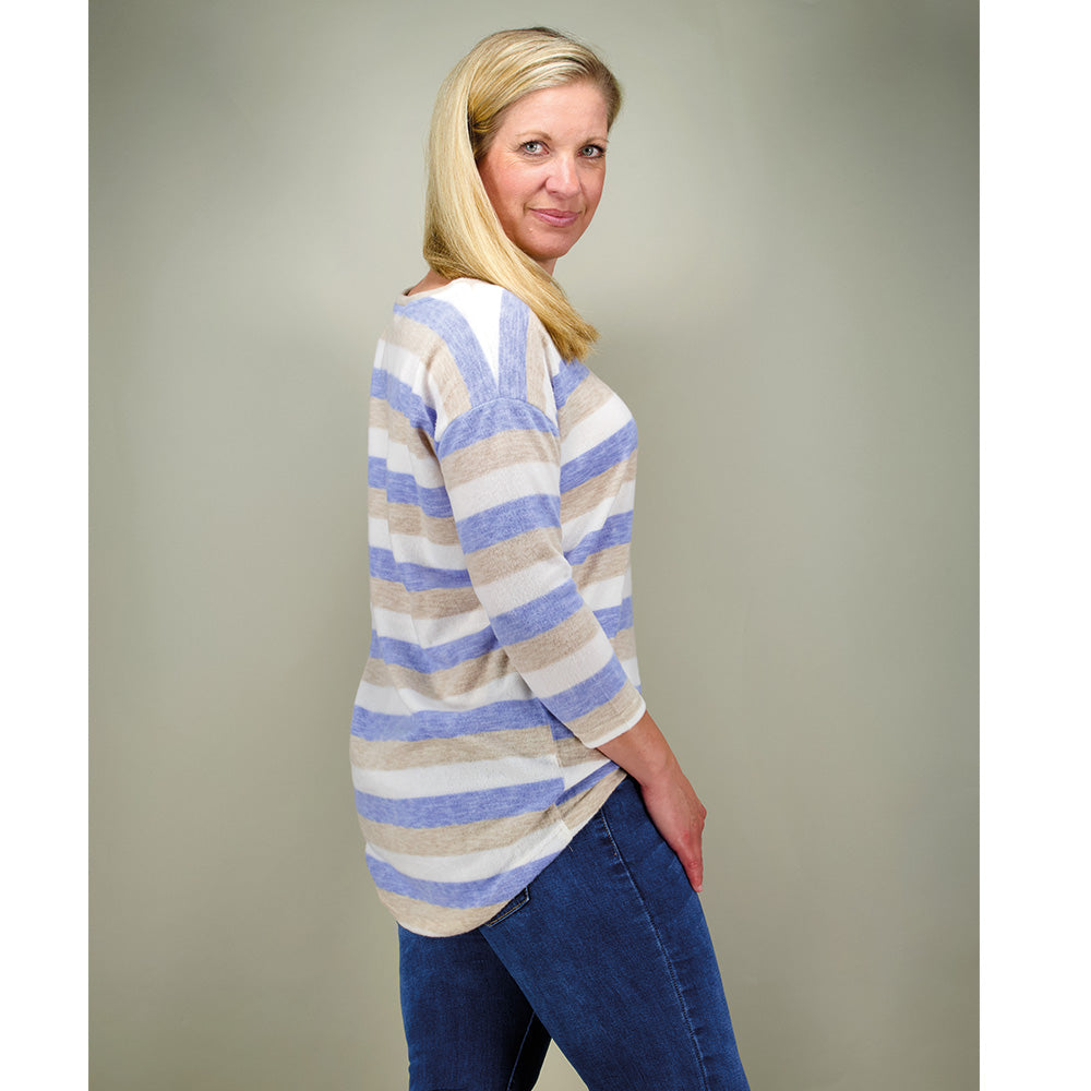 Soft Blue Stripe