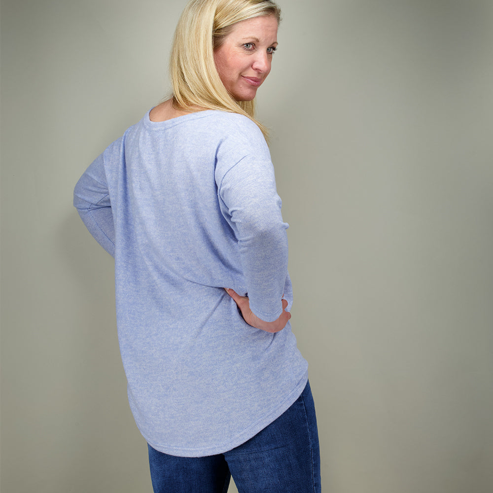 Soft Blue Marl