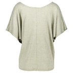 CAMPS BAY Strick-Shirt „Vivien“ in Khaki Marl, Rückansicht
