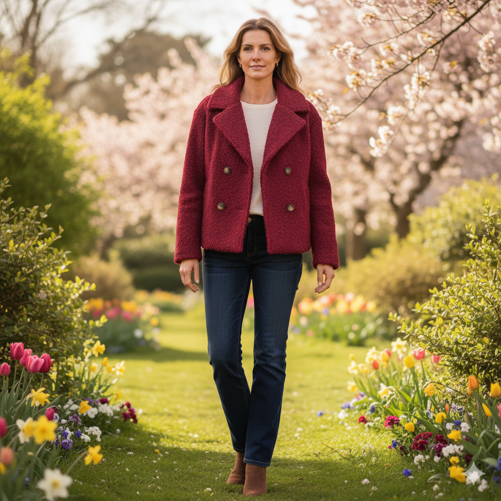 Küstenzauber Teddy-Jacke Angela – Vino