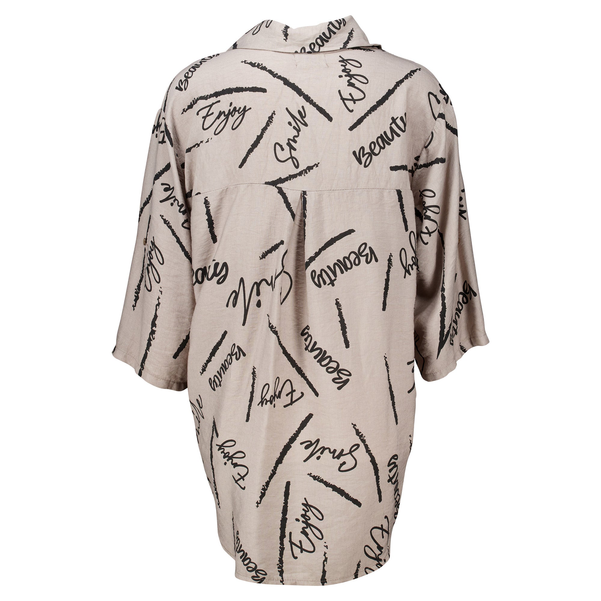 Küstenzauber Bluse Enja Taupe Back