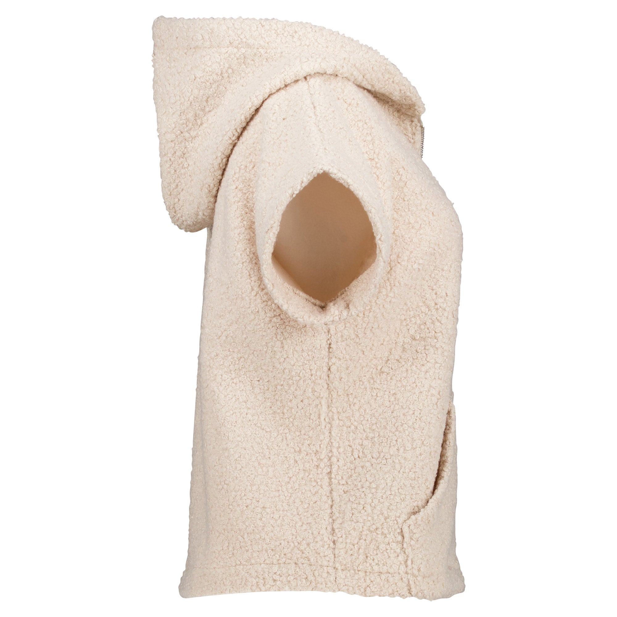 Küstenzauber Teddy-Weste Erika – Beige