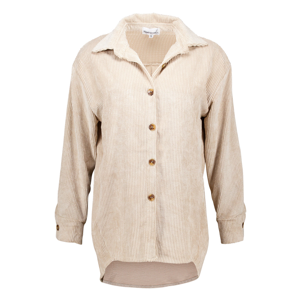 Küstenzauber Cordbluse Juliana 2 – Beige