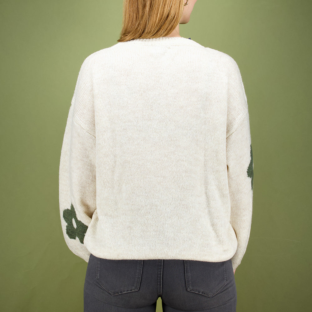 Beige-Khaki-Flower
