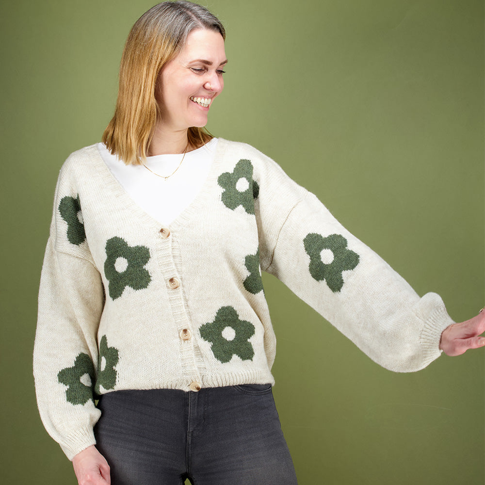 Küstenzauber Strickjacke Taraneh – Beige