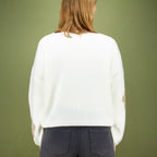 Küstenzauber Strickjacke Taraneh – Offwhite