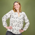 Küstenzauber Bluse KÜ-Timea – Beige