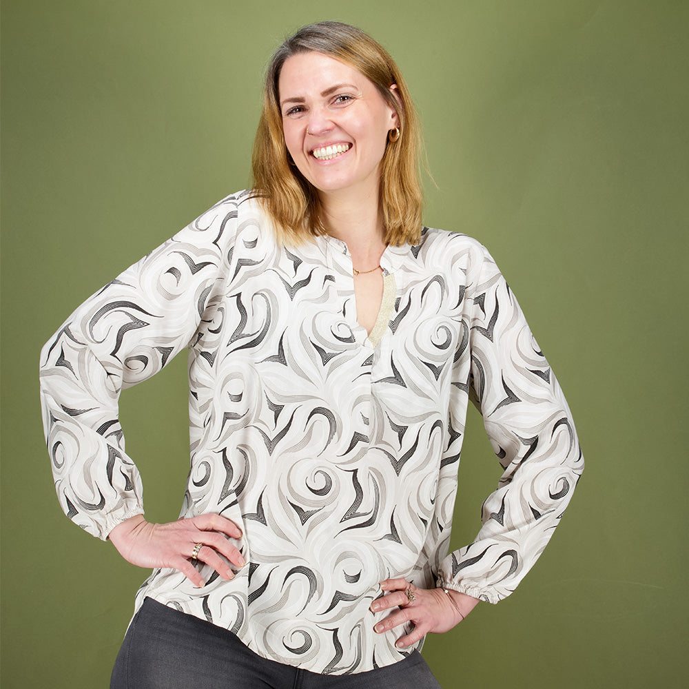 Küstenzauber Bluse KÜ-Timea – Beige