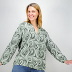 Küstenzauber Bluse KÜ-Timea – Khaki