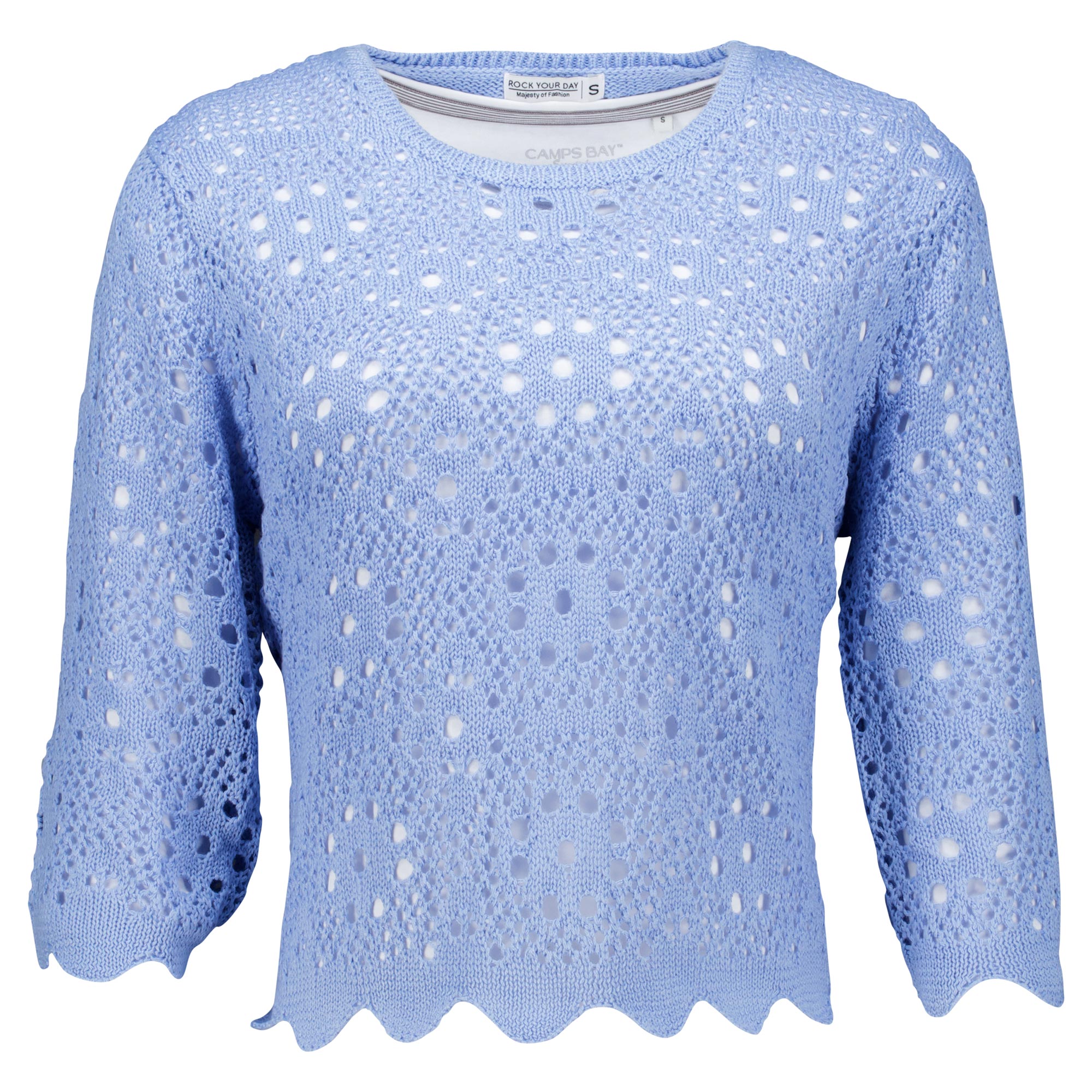 Rock You Day Strickpulli "RYD-Altynai" Pearl Blue