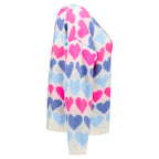 Rock Your Day Strickjacke "RYD-Rahel" Beige_Blue-Hearts