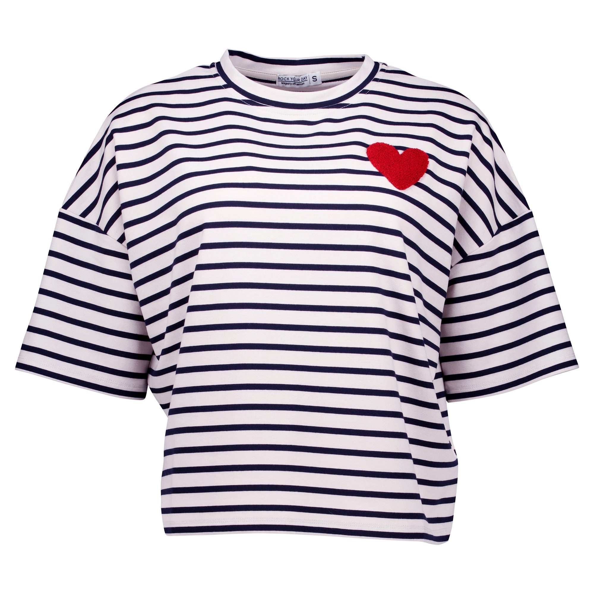 Rock Your Day Shirt "RYD-Zhanneta" Offwhite-Navy-Stripe