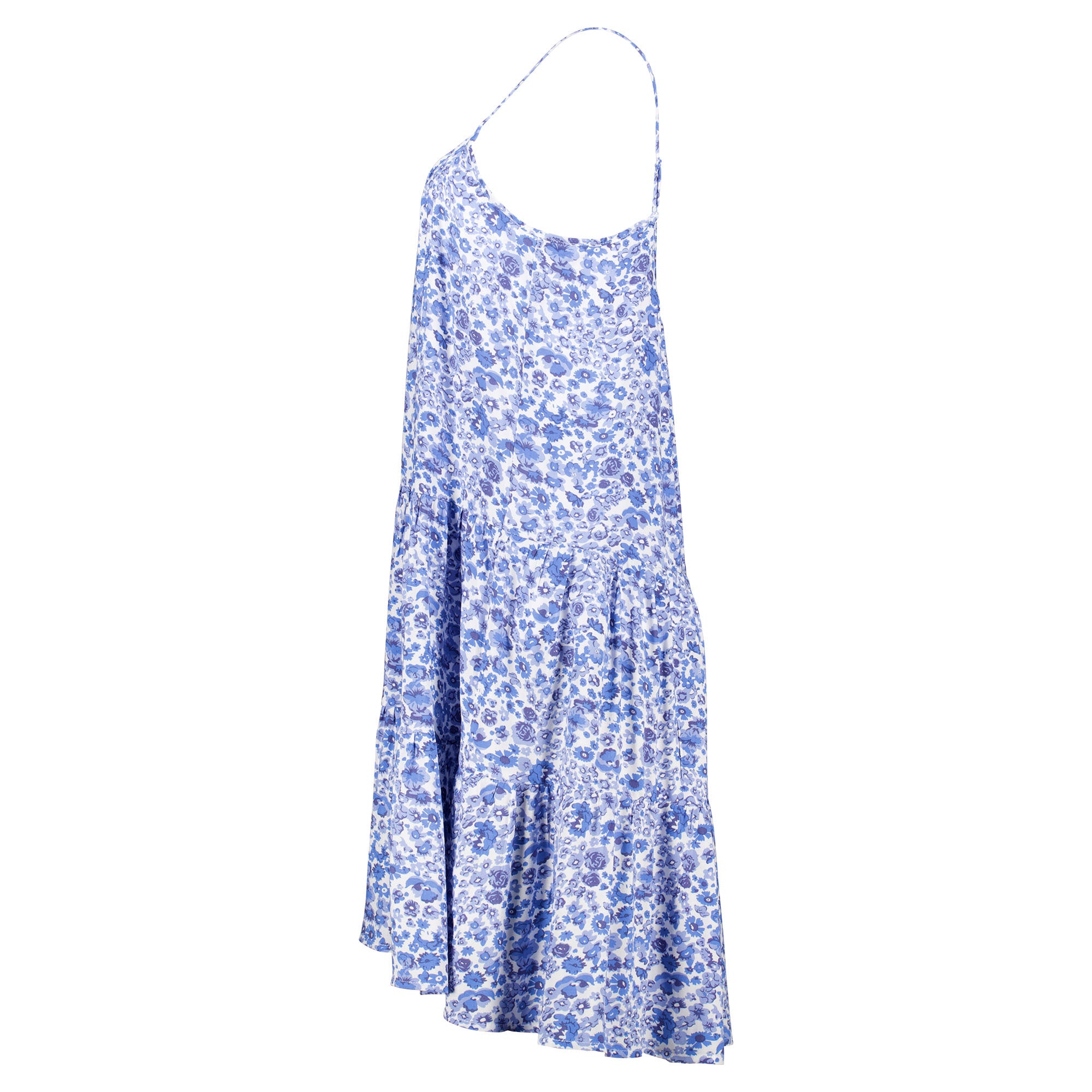 Rock Your Day Kleid "RYD-Albina" Offwhite Flower Blau