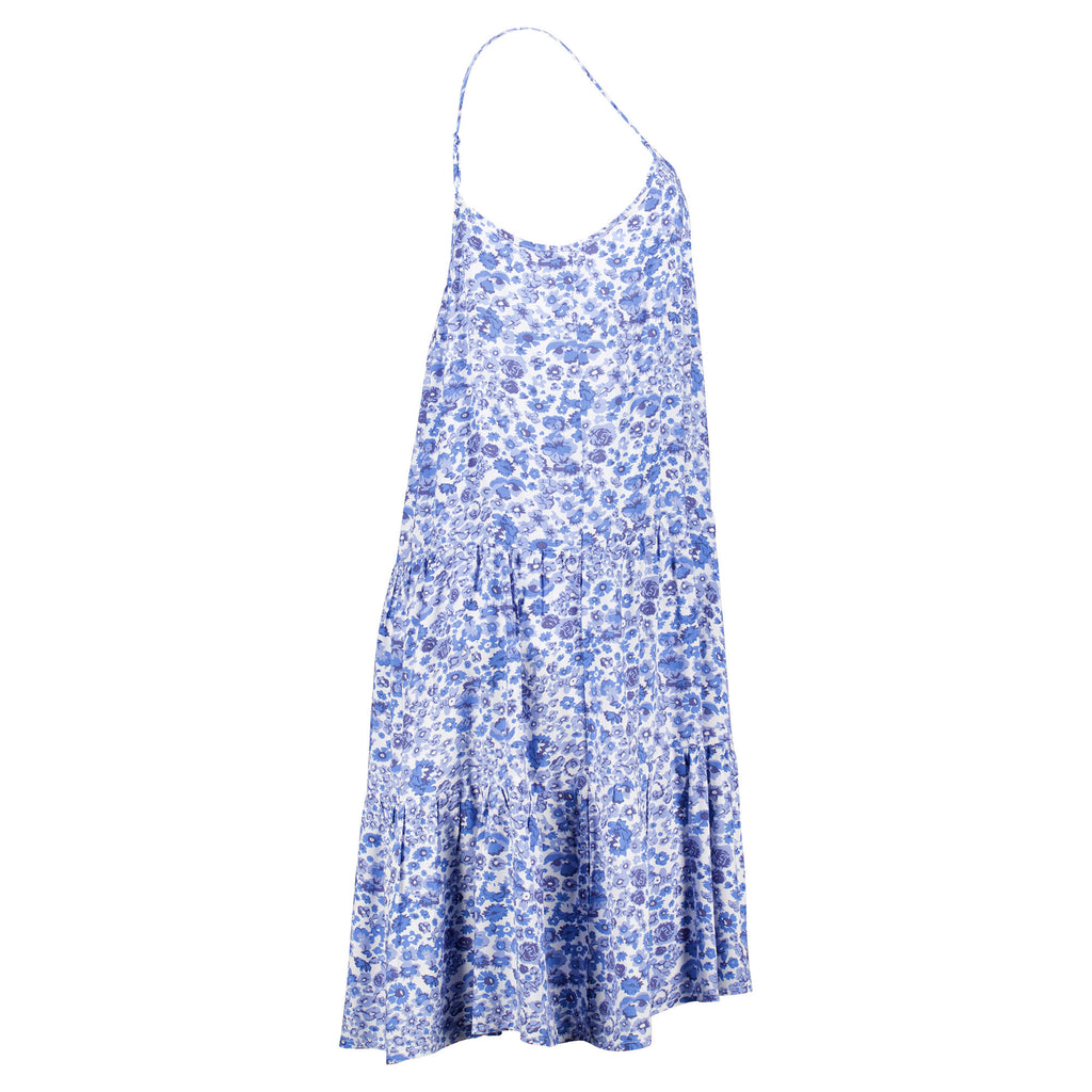 Rock Your Day Kleid "RYD-Albina" Offwhite Flower Blau