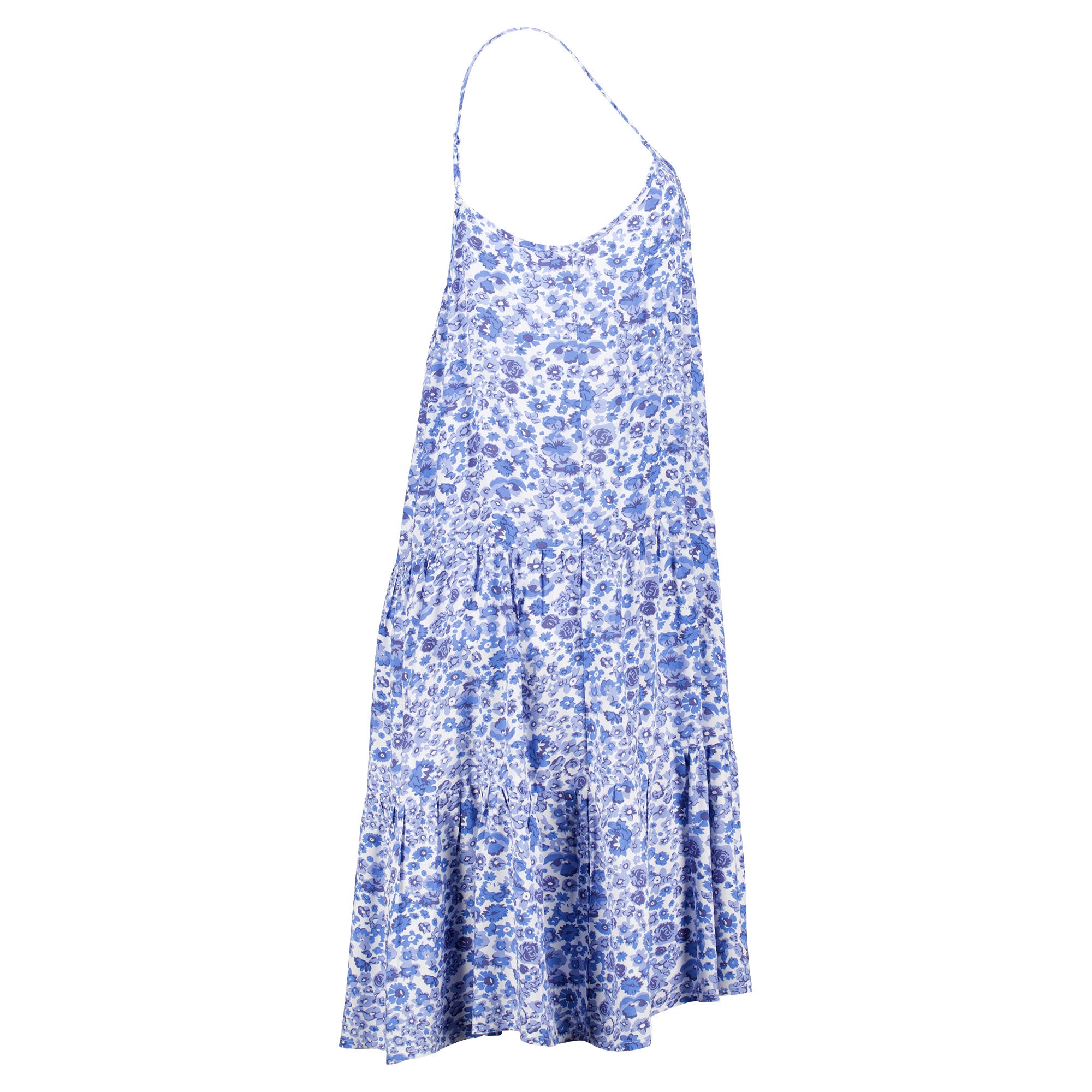 Rock Your Day Kleid "RYD-Albina" Offwhite Flower Blau