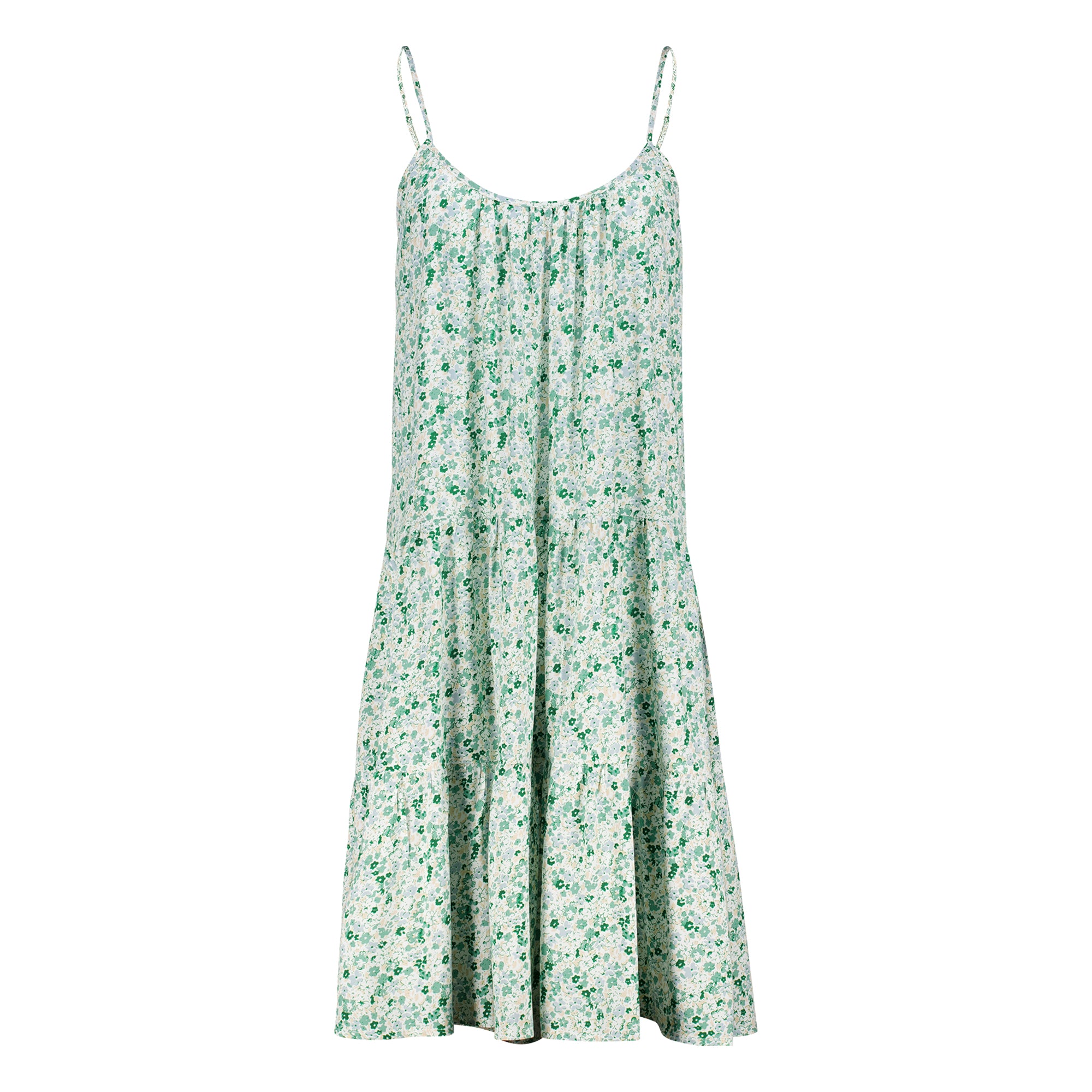 Rock Your Day Kleid "RYD-Albina" Offwhite Flower Grün