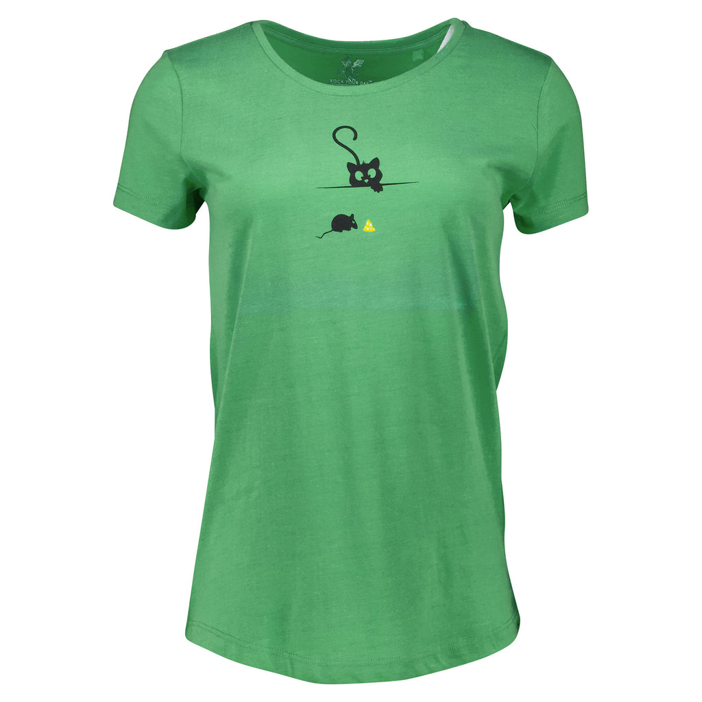 Rock You Day T-Shirt "RYD-Janine 2" Vibrant Green Melange