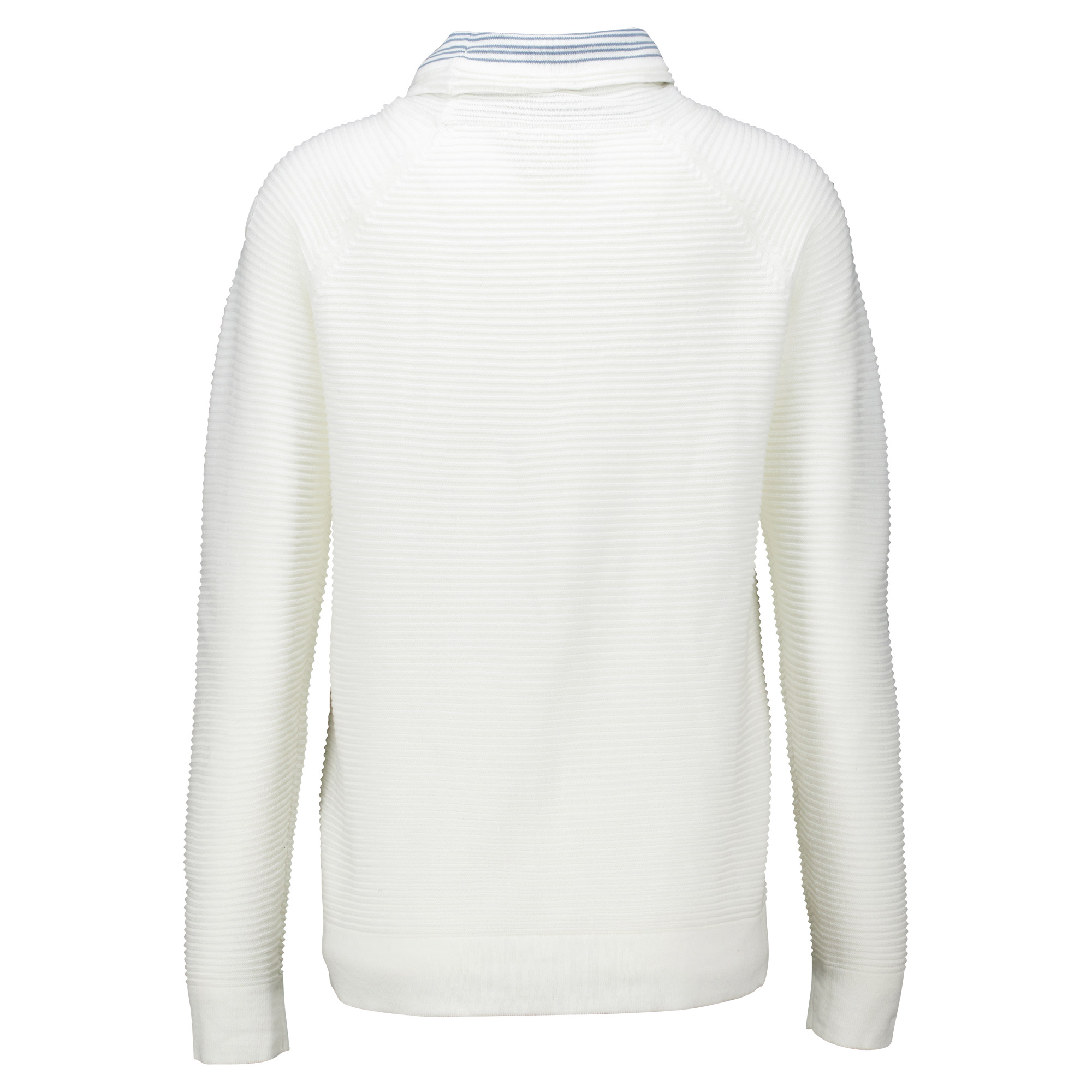 Weibliches Model mit CAMPS BAY Strickpullover in Offwhite